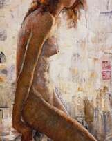 Gicl&eacute;e print on canvas, Grace of sharpness, 2023, by Kartashov Andrey, Russia, 21st century. 1 of 50 limited prints.