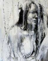 Kim Diaz Holm | Tove, aquarelle, Norv&egrave;ge du 21e si&egrave;cle 