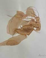 Serhiy Reznichenko, Croquis de nu &agrave; l&39;aquarelle, 21e si&egrave;cle 