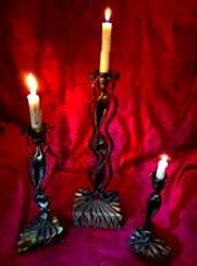 Golimowska forged COLLECTION of MINI CANDLE holders * LADY*