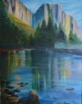 Горы и озеро Горы и озеро