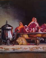 Чайник с гранатами 2