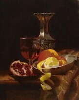 Серебро с гранатом