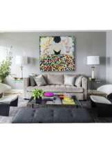 Дама в цветном