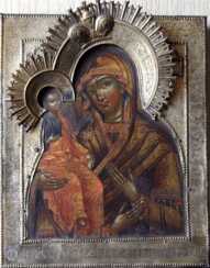 The icon of the blessed virgin,three hands,19th century