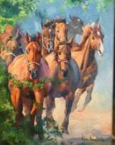 Running horses Running horses