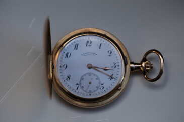 A. Lange & Söhne 1A 18K / 750 rose gold savonette pocket watch