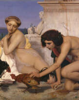 «Young Greeks Attending a Cock Fight» «Young Greeks Attending a Cock Fight»
