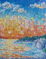 Вечер на море