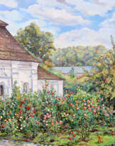Монастырский дворик. Монастырский дворик.