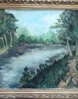 Fiberboard, Classicism, Landscape painting, 2019 Fiberboard, Classicism, Landscape painting, 2019