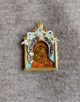 Миниатюрная икона Божьей Матери