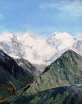 Красавица Белуха. На перевале Каратюрек.