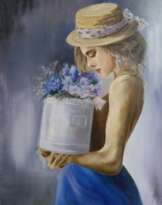 ФРАНЦУЖЕНКА С ПОЛЕВЫМИ ЦВЕТАМИ