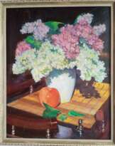 Canvas on the subframe, Oil on canvas, Impressionism, Flower still life, Ukraine, 2019 Canvas on the subframe, Oil on canvas, Impressionism, Flower still life, Ukraine, 2019