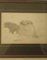 Pappe, Bleistift, современная графика, реализ, 1983