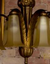 Art Deco люстра, сделанная в 20 в