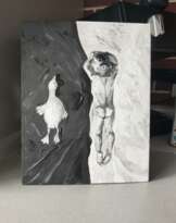 Мальчик и гусь Мальчик и гусь