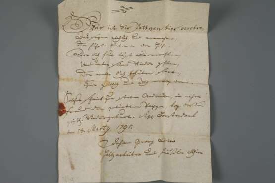 Zwei sächsische Patenbriefe 1791 - Foto 2