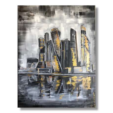 Сити/City Canvas Acrylic paint 2020 - photo 2