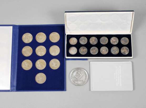 Silber-Medaillen DDR 450 Jahre Reformation/900 Jahre Wartburg - фото 1