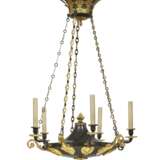 A RUSSIAN ORMOLU AND PATINATED BRONZE FIVE-LIGHT CHANDELIER - photo 2