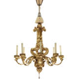A PAIR OF ITALIAN GILTWOOD AND GILT-METAL EIGHT-LIGHT CHANDELIERS - Foto 4