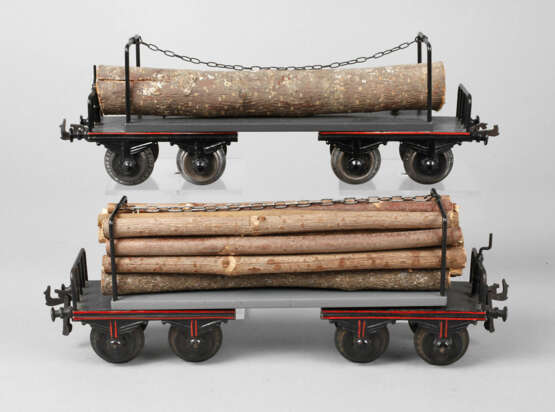 Bing zwei Stammholzwagen - Foto 1