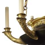A NORTH EUROPEAN ORMOLU AND PATINATED BRONZE SIX-LIGHT CHANDELIER - фото 3