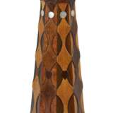 AN EARLY VICTORIAN SPECIMEN WOOD AND MOTHER-OF-PEARL INLAID KALEIDOSCOPE - фото 3