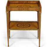 Lacroix, R.. A LOUIS XVI BRASS-MOUNTED KINGWOOD, BOIS SATINE AND PARQUETRY ETAGERE - Foto 2