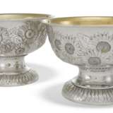 Tiffany & Co.. A NEAR PAIR OF AMERICAN SILVER PUNCH BOWLS - photo 1