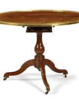 A FRENCH ORMOLU-MOUNTED MAHOGANY GUERIDON