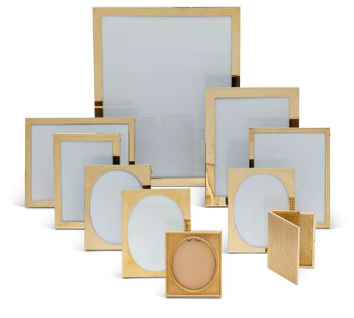 Cartier. A GROUP OF TEN GOLD PICTURE FRAMES - фото 1