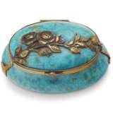 A CONTINENTAL GILT-METAL-MOUNTED TURQUOISE BOX - Foto 1