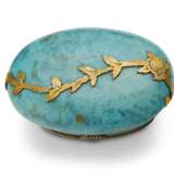 A CONTINENTAL GILT-METAL-MOUNTED TURQUOISE BOX - Foto 2