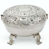 A FRENCH SILVER-PLATED BRAZIER - Foto 1