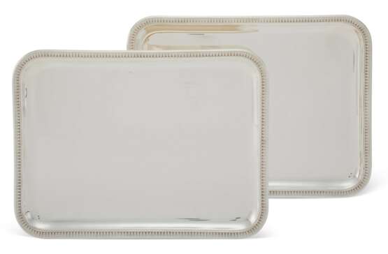 Puiforcat. A PAIR OF FRENCH SILVER TRAYS - Foto 1