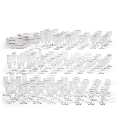A BACCARAT GLASS PART STEMWARE SERVICE IN THE 'MANON' PATTERN - photo 1