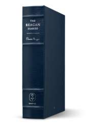 REAGAN, Ronald (1911-2004). The Reagan Diaries. Edited by Douglas Brinkley. New York: Harper, 2007. Inscribed by Nancy Reagan to Mrs. Wrightsman, the special edition of Reagan’s published diaries. Octavo (222 x 150mm). Original leather, original slipcase.