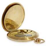 Taschenuhr: qualitätsvolle Goldsavonnette der Marke Longines, Ankerchronometer Kaliber 19.80, ca.1915 - photo 3