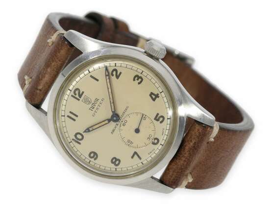 Armbanduhr: sehr schöne, seltene vintage Herrenuhr in Stahl, Tudor Oyster Ref. 4463, ca.1950 - фото 1