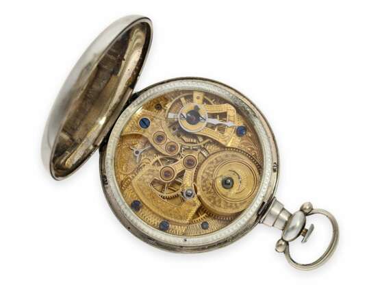 Taschenuhr: feine Taschenuhr für den chinesischen Markt mit Zentralsekunde, ca. 1860 - Foto 2