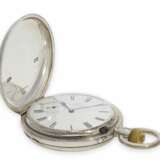 Taschenuhr: interessantes Ensemble von Dent, königlicher Uhrmacher in London, 2 silberne Taschenuhren No. 32371 und 41839, 1866 und 1883 - Foto 6
