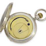 Taschenuhr: interessantes Ensemble von Dent, königlicher Uhrmacher in London, 2 silberne Taschenuhren No. 32371 und 41839, 1866 und 1883 - Foto 8