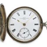 Taschenuhr: interessantes Ensemble von Dent, königlicher Uhrmacher in London, 2 silberne Taschenuhren No. 32371 und 41839, 1866 und 1883 - Foto 10