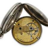 Taschenuhr: interessantes Ensemble von Dent, königlicher Uhrmacher in London, 2 silberne Taschenuhren No. 32371 und 41839, 1866 und 1883 - photo 11