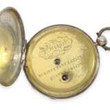Taschenuhr: technisch interessante Lepine mit springender Stunde, dezentraler Minute und kleiner Sekunde, No.6846, ca.1830 - photo 3