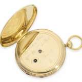 Taschenuhr: französische Lepine von sehr feiner Qualität mit Schlagwerk, königlicher Uhrmacher Perrelet et Fils Paris No. 1213 & 2/44, ca. 1825 - Foto 5