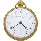 Taschenuhr: hochfeine französische Clockwatch mit Stunden-Repetition und Halbstunden-Selbstschlag, Breguet & Fils No. 6672, ca.1830 - photo 1